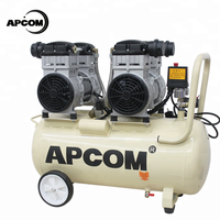 Compresseur d'air dentaire sans huile super silencieux 550W 9L, pour aérographe, avec sécheur silencieux 24L 9L 550W