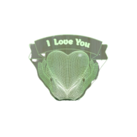 Lampe de chevet moderne à LED magnétique 3D, alimentée par USB, en acrylique et ABS, grande taille, à intensité variable, blanc chaud, pour chambre à coucher