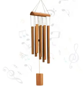 Outdoor Garden Curtain Decoration Bamboo Wind Chimes & Bamboo Wind Wholesale Indonesia Style