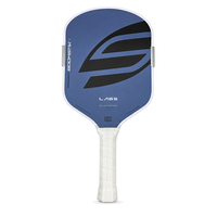 Raquette de pickleball pour adultes, noyau en nid d'abeille 16 mm, bleu noir, pour entraînement sur le terrain, pratique et jeu récréatif
