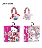 Casque sans fil pour enfants, casque Bluetooth mignon à motif de dessin animé, avec strass, son stéréo, casque pliable