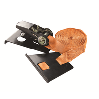 John Tools 8507-2 SERRE-PLANCHER 4M Sangle en nylon Outil d'installation de plancher Sangle de serrage à cliquet