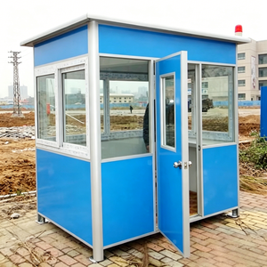 Cabina Prefabbricata Economica per Esterni, Chiosco, Guardaroba, Cabina di Sicurezza, Postazione di Sicurezza, Cabina Vendite - Product Image 1