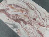 SH STONE Rosso Orobico Rouge Marbre Cube Bas Rectangle Plinthe Table Basse De Luxe Personnalisé Moderne Naturel Meubles Carré Villas
