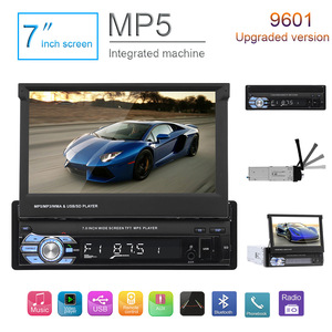 Chất Lượng Cao Tốt Nhất Một Din Music Player MP5 Hỗ Trợ AUX Thẻ <span class=keywords><strong>SD</strong></span> FM 7 Inch Màn Hình Cảm Ứng Car Dvd Player Cho Xe 9602 - Product Image 2