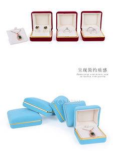 Caja de Terciopelo de Alta Calidad para Collares, Caja de Almacenamiento de Joyas con Logotipo Personalizado, Caja de Regalo Cuadrada para Anillos, Elegante Caja de Gamuza para Pendientes y Pulseras - Product Image 6