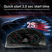 Prix d'usine - Tableau de bord numérique LCD pour VW Golf 5 MK5 2008 2010 - 10,3 pouces - Cockpit numérique virtuel - Mise à niveau du compteur de vitesse