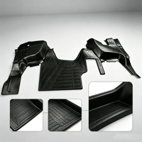 Tapis de sol automobile en TPE, matériau en rouleau pour tapis de sol automobile en TPE/TPR, vente chaude