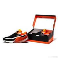Chaussures de course athlétiques classiques pour hommes avec suspension pneumatique, taille maximale 47, respirantes, confortables, en mesh, baskets de sport