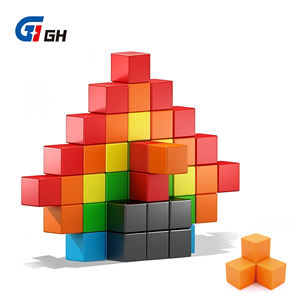 Nuevo Diseño de Cubo Mágico Cambiable, Bloques de Conexión Magnéticos <span class=keywords><strong>Minecraft</strong></span>, Juego de Bloques de Soldadura NdFeB de Grado Industrial - Product Image 1