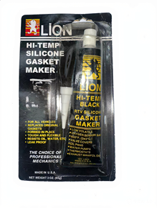 LION HI-TEMP Black RTV Silicone Gasket Maker 85g/3oz, Scellant moteur anti-fuite pour tous les véhicules - Product Image 2