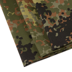 Tela Ripstop de Camuflaje <span class=keywords><strong>Flecktarn</strong></span> de Polialgodón T/C 8020, Resistente a Desgarros, para Prendas Tácticas - Product Image 4