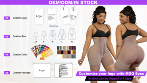 Phụ Nữ Nén Cơ Thể Giữ gìn Tummy Kiểm Soát Shapewear Ngắn BBL Mông Nâng Colombia Tráng Cao Eo Huấn Luyện Viên Mỏng Fajas Quần Short - Product Image 6