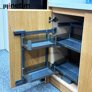 Sang Trọng Đồ Nội Thất Nhà Bếp Đơn Vị Trắng Nhà Bếp Lưu Trữ Tủ Thiết Kế Hiện Đại Bộ Hoàn Chỉnh Rắn Gỗ Tủ Bếp Đảo - Product Image 5