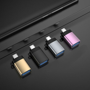 Adaptador OTG Micro <span class=keywords><strong>a</strong></span> <span class=keywords><strong>USB</strong></span> Aleación de aluminio Micro <span class=keywords><strong>USB</strong></span> macho <span class=keywords><strong>a</strong></span> <span class=keywords><strong>USB</strong></span> adaptador hembra para Android Smartphone/Mesa Uso del teléfono móvil - Product Image 5