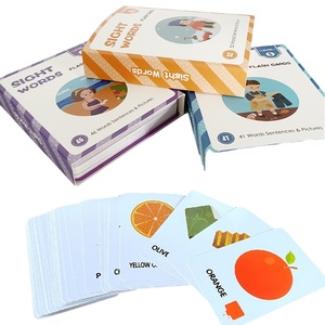 Cartes flash personnalisées pour enfants de 2 à 6 ans pour apprendre les couleurs et les nombres Alphabet animaux éducatifs pour l'apprentissage préscolaire - Product Image 2