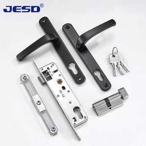 התאמה אישית מפעל צבע 8535 דלת אלומיניום ידית דלת מקורר גוף מנעול <span class=keywords><strong>pvc</strong></span> upvc דלת ידית מנעול morsel - Product Image 4