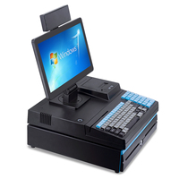 Tableta POS Licon de 15.6 Pulgadas, Caja Registradora Todo en Uno, Intel I3, Memoria de 4GB/8GB, Impresora Térmica Integrada de 58 mm, POS Gratis
