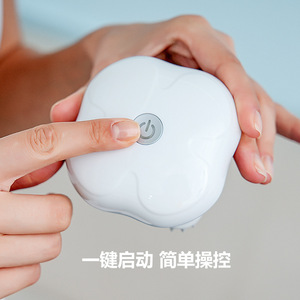 Scalp Care Head Spa Massager K116 Rechargeable <b>Vibration</b> Button <b>Control</b> White - Product Image 1