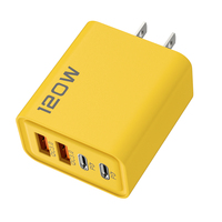 Vente en gros de câbles de données pour téléphone portable à charge rapide PD 120W, adaptateur USB Type C, chargeur mural pour téléphone