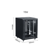 Serveur de Center de données en tôle SPCC 4u 6u 9u 12u 15u 19 pouces, armoire d'ordinateur de Communication en Rack réseau