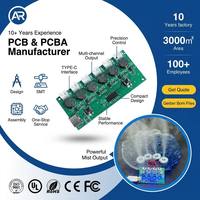 Module humidificateur USB multi-ports étanche avec carte de contrôle double pulvérisation et carte PCB de commande de brume RGB synchronisée