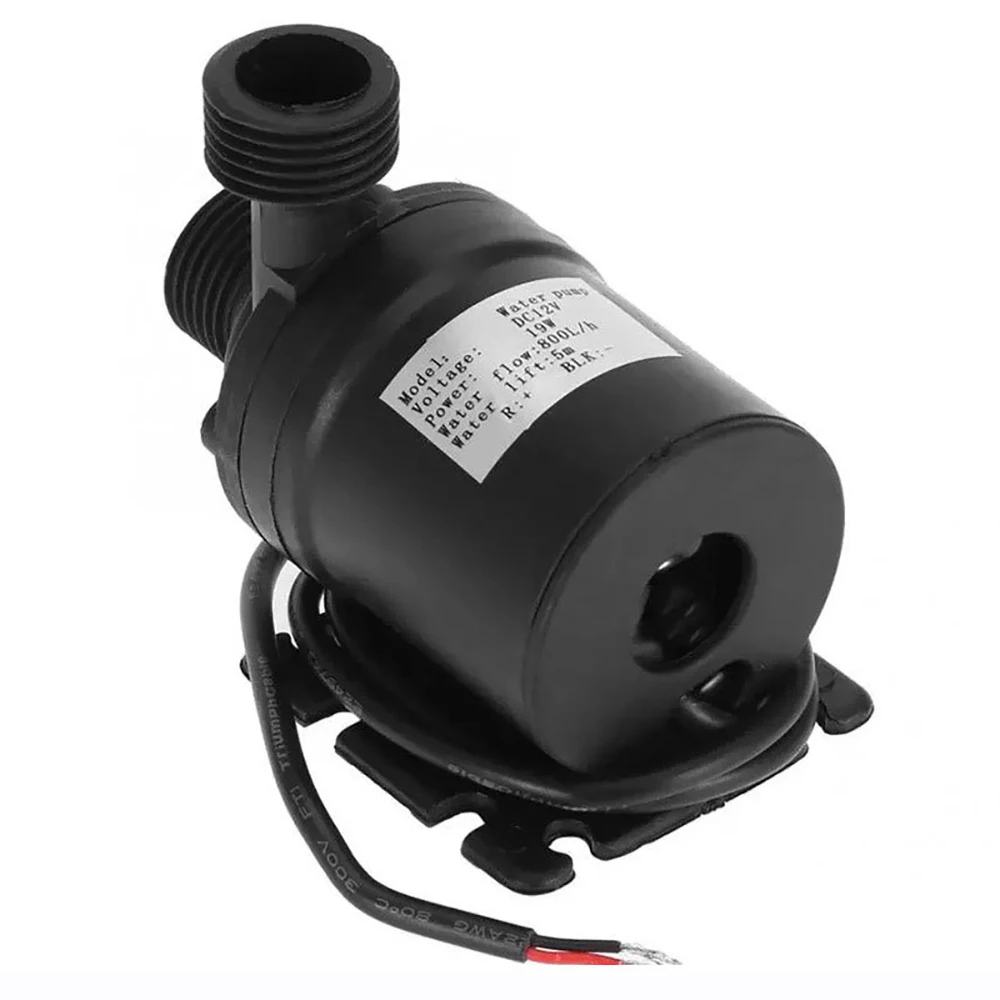 DC 12V 24V High Pressure Ultra Quiet Water Circulation Pump 800L/H  Brushless Motor Submersible Water Pump