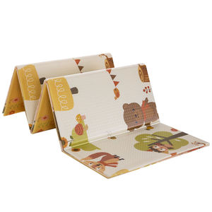 Reversibele speelmat baby speelmat voor op de vloer kruipmat XPE schuim kinderactiviteitenmatten antislip dubbelzijdig peuter - Product Image 4