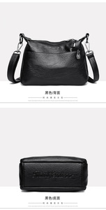 Hot Sale Ladies Designer Hand Bag Shoulder <b>Tote</b> Zipper Purse Luxury Pu Leather Satchel Crossbody Bag Newest Bags Women Handbags - Product Image 5