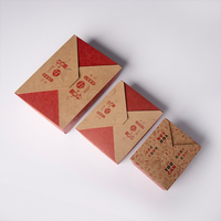 Biologisch afbreekbare wegwerp takeaway doos van kraft, opvouwbare lunch bento container met lipje, OEM aangepaste logo, groothandel, eco-vriendelijke voedselverpakking