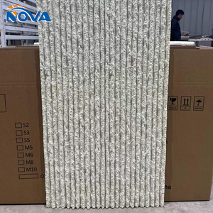 Carrelage en galets de pierre PU, pierre artificielle en polyuréthane, imperméable, ignifuge, pour salon, hôtel, appartement, mur extérieur - Product Image 1