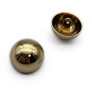 Chất Lượng Cao 20Mm Chân Vàng Mạ Kim Loại Kẽm Hợp Kim Dome Nút Vàng Nửa Bóng Nấm Nút - Product Image 2