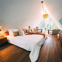 Villa duplex de 60 mètres carrés, maison préfabriquée de luxe, personnalisable, écologique, 3 à 4 chambres, maisons modulaires préfabriquées