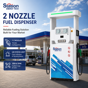 Distributore di Carburante a Due Ugelli per Benzina e Diesel, Sistema POS per Stazioni di Servizio, Pompa Tatsuno in Vendita - Product Image 1