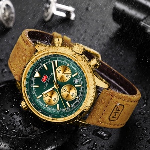 Montres personnalisées avec logo pour hommes, mouvement à quartz japonais, bracelet en cuir, prix des montres - Product Image 6