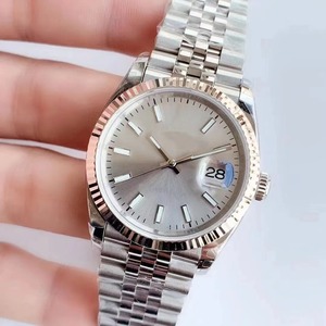 Reloj de Cristal de Zafiro Luminoso de Alta Calidad, 41 mm, VS Factory V2, Acero 904L, Movimiento Mecánico ETA, Esfera Azul Romana, Visualización de Fecha - Product Image 1