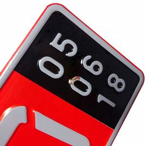 Placas <span class=keywords><strong>de</strong></span> <span class=keywords><strong>matrícula</strong></span> <span class=keywords><strong>de</strong></span> Número <span class=keywords><strong>de</strong></span> coche <span class=keywords><strong>de</strong></span> vehículo motocicleta reflectante en relieve personal personalizado - Product Image 5