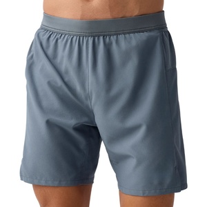 Pantalones Cortos Deportivos Antibacterianos para Hombre, Cintura Elástica, Malla Transpirable, Secado Rápido, Nailon/Algodón, Logotipo Personalizado - Product Image 1