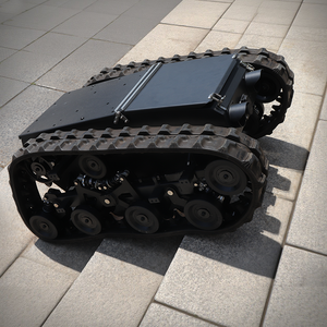 Tins8 Crawler Platform Vehicle Track Robot <span class=keywords><strong>de</strong></span> control remoto Caterpillar con <span class=keywords><strong>silla</strong></span> <span class=keywords><strong>de</strong></span> <span class=keywords><strong>ruedas</strong></span> eléctrica - Product Image 1