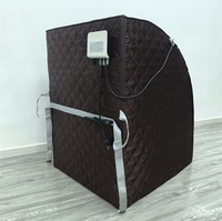 Tente de sauna infrarouge lointain en tissu, pliable, 1 personne, sans vapeur, 80x80x100cm, avec pièces de rechange gratuites, garantie 1 an, pour spa à domicile