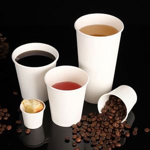 Vaso de Papel Desechable Ecológico Personalizado de Pared Simple para Bebidas Frías y Café Caliente con Impresión de Logotipo - Product Image 2