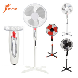 Ventilateur sur pied 16 pouces économique avec base croisée de 450 mm et grille en maille, ventilateur sur pied AC puissant de 16 pouces pour un refroidissement efficace - Product Image 3