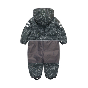 Combinaison imperméable à capuche pour enfants, vêtements pour bébés, personnalisés, combinaisons pour garçons, barboteuses, pantalon de <span class=keywords><strong>pluie</strong></span>, - Product Image 2