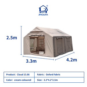 Tente familiale Basecamp avec espace salon extensible Abri 13.86 ㎡ pour les rassemblements de 4 à 6 personnes - Product Image 5