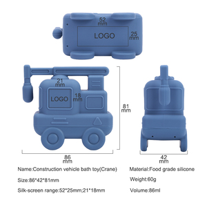 2025 BPA miễn phí thiết kế tiện dụng mềm ép không thấm nước Silicone bé tắm đồ chơi cho 0-48m trẻ sơ sinh tắm nước chơi - Product Image 6