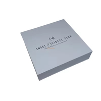 Scatola di Lusso Personalizzata per Carte VIP, Confezione Magnetica Nera per Carte di Credito VIP e Orologi