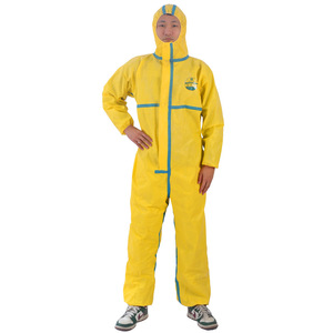 Traje de Protección Química de Cuerpo Completo, Resistente a Ácidos y Álcalis, para Laboratorio, Industria, Pintura en Aerosol, Ropa de Trabajo, Costuras Soldadas, Material PP - Product Image 4