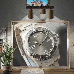 Özelleştirilmiş Su Geçirmez Saat Safir Cam Işıklı İbreli Yüksek Kaliteli Otomatik Mekanik Saat - Product Image 3