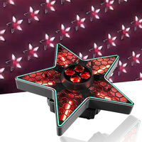 Luz LED RGB Retro de 150W con Efecto Cinco Estrellas 4 en 1, Luz de Efecto DJ con Control de Píxeles Bee Eye, Adecuada para KTV, Bares y