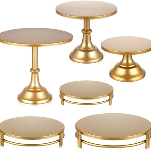 Nordic 6pcs <strong>Cake</strong> <strong>Stands</strong> Dessert Display Set for Wedding Graduation <strong>Christmas</strong> Decoration Afternoon Tea Snack <strong>Stand</strong> - Product Image 1